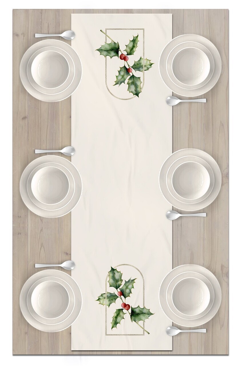 Traversa de masa, Artrunchrst-397, 40x135 cm, Poliester, Multicolor — imaginea 2