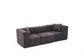 Canapea 3 locuri, Atelier del Sofa, 613LFS1110, Antracit