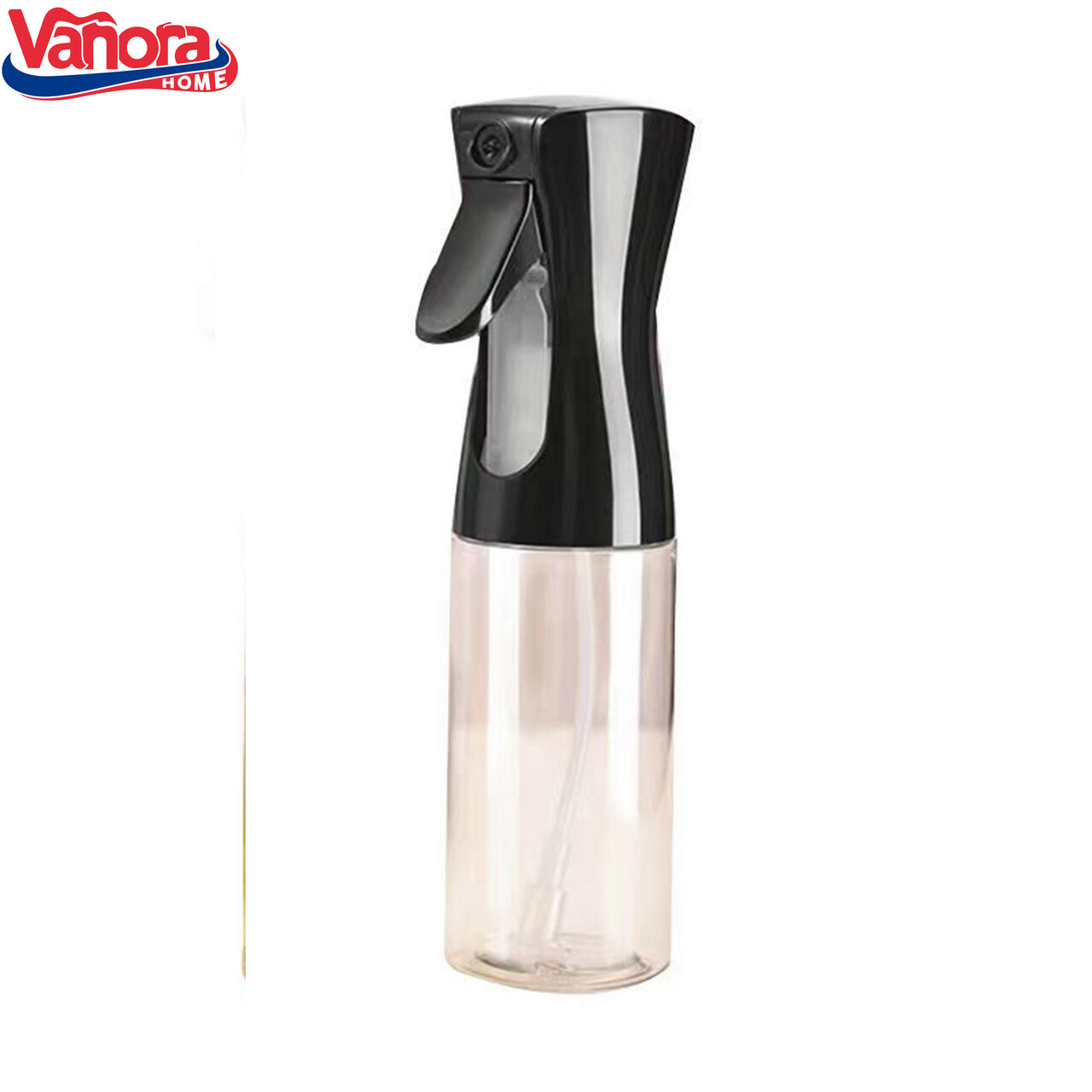 Pulverizator pentru ulei/otet Vanora, 200 ml, sticla/plastic, negru