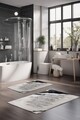 Set covorase de baie, Cartwright, CT-5005, Poliester, Multicolor