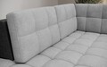 Coltar extensibil stanga 5 locuri ELTAP, LT-84MO-97MO, Blewett, 299x198x82 cm, lemn/poliester, gri deschis/gri inchis