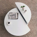 Masuta de cafea, Neostill, Podium, 90x30x60 cm, Alb