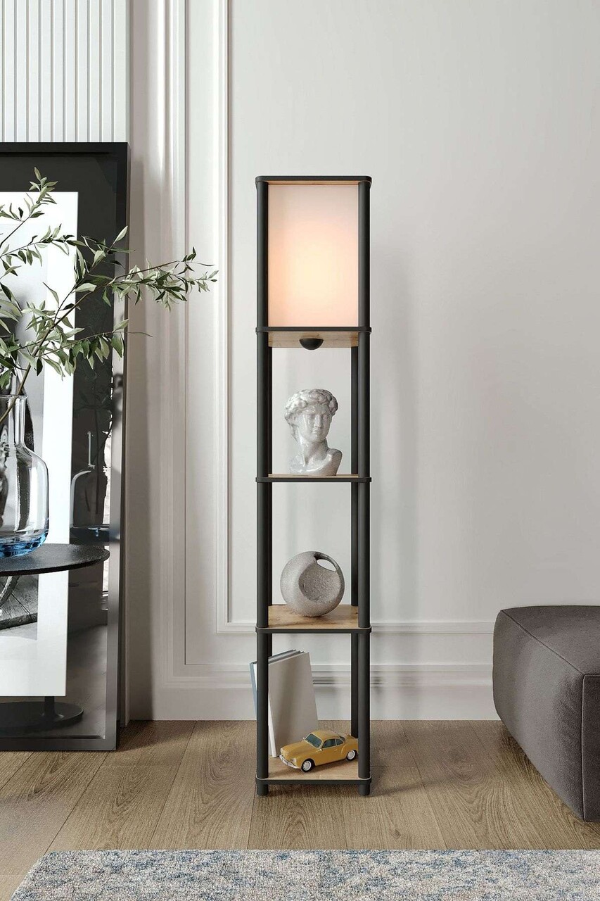Lampadar, L'essentiel Maison, 666PTR1140, Stejar - view 2