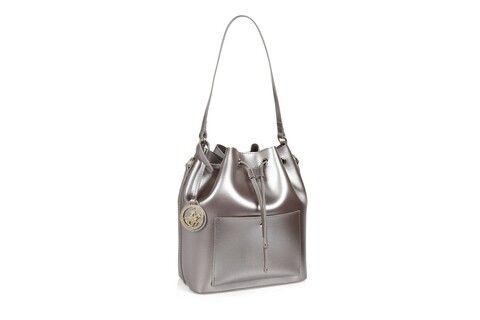 Geanta Beverly Hills Polo Club, 591, piele ecologica, platinum