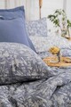Lenjerie de pat dubla, L'essentiel Maison, Rebel, Albastru indigo