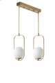 Lustra, Stala, 846STL2891, Metal, Alb / Cupru