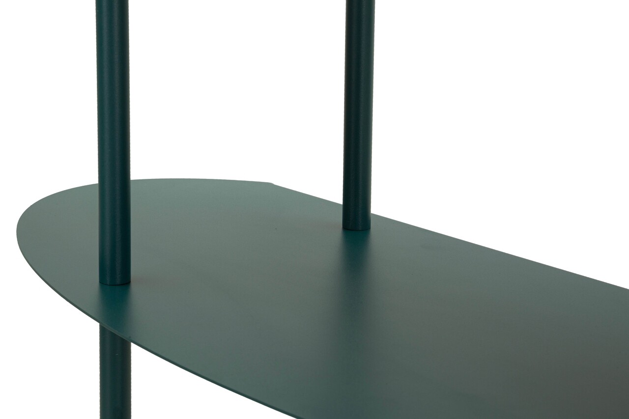 Consola, Mauro Ferretti, Saturn, 118x34x82 cm, metal, turcoaz - imagine 5