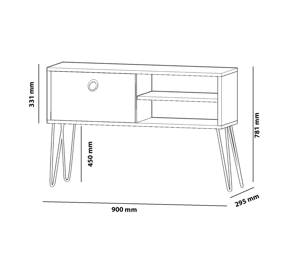 Pantofar, Adore, Shc-320-Kk-1, 51x84x26 cm, PAL, Rosu