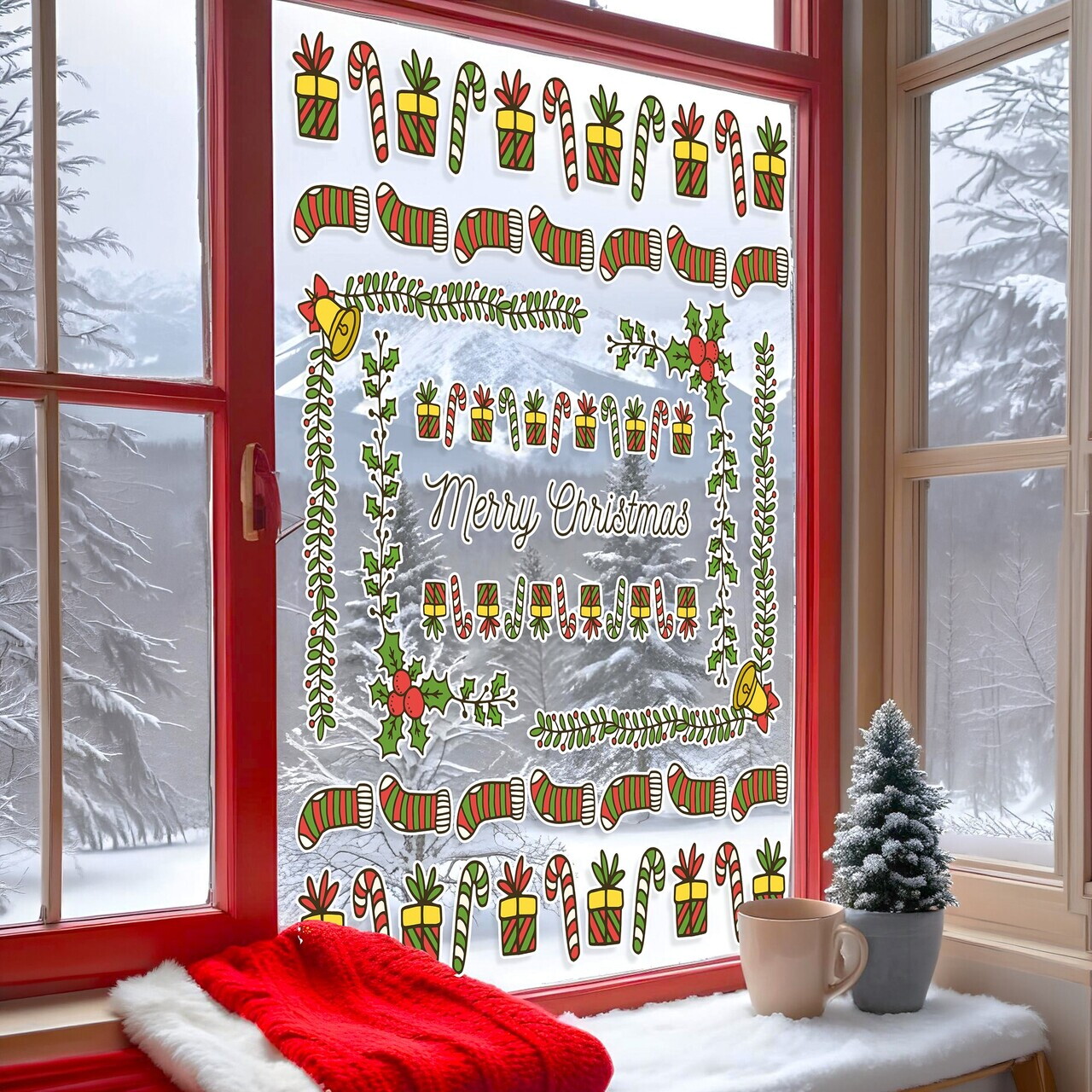Sticker decorativ, 309108_3050, 30 x 50 cm, Multicolor