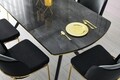 Masa dining, Nmobb, Ikon, 180 x 77 x 90 cm, mdf/plastic, antracit
