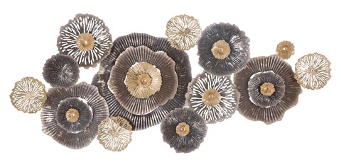 Decoratiune de perete Browny -A, Mauro Ferretti, 167.6×73.5 cm, fier, multicolor 167.6x73.5