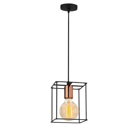 Lustra Selimiye N-1172, Noor, 15 x 109 cm, 1 x E27, 100W, negru