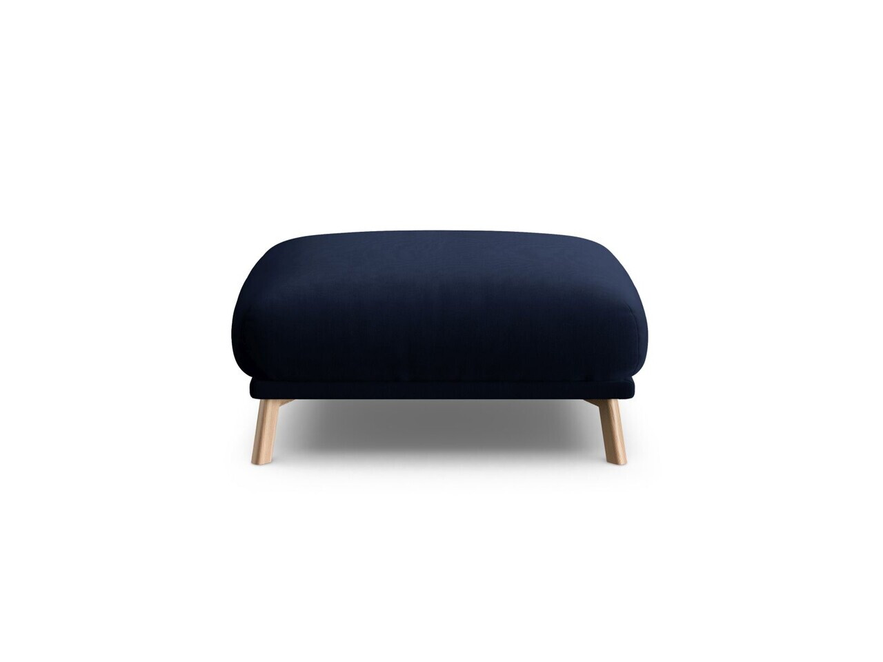 Taburet, Naomi, Micadoni Home, 85x85x41 cm, catifea, albastru regal