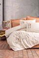 Lenjerie de pat dubla, Maia - Caramel, Cotton Box, Bumbac Ranforce