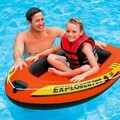 Barca gonflabila pentru copii Explorer 50, Intex, 137x85x23 cm, polivinil, multicolor
