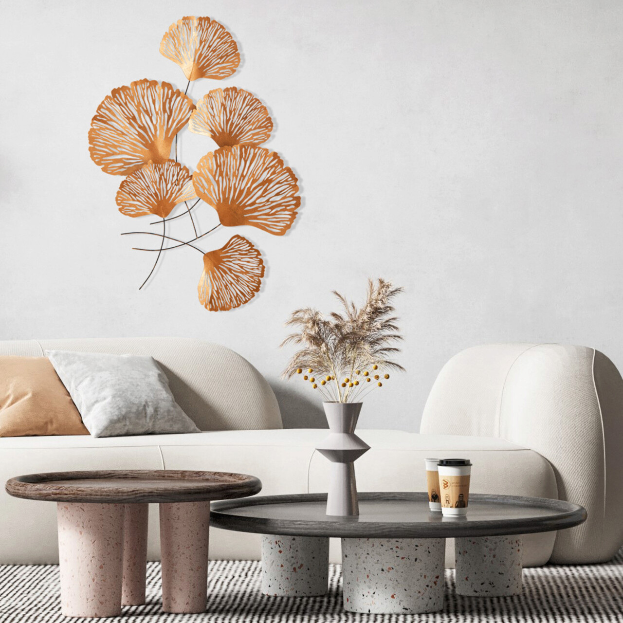 Decoratiune de perete, Myth, Metal, Dimensiune: 75 x 5 x 100 cm, Multicolor - 1 | YEO