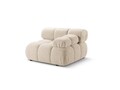 Modul dreapta pentru canapea, 1 loc, Bellis-213, Micadoni Home, 94x94x70 cm, tesatura boucle, bej deschis