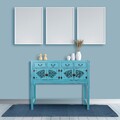 Consola Blue, Creaciones Meng, 120x40x102 cm, lemn de brad/MDF