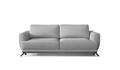 Canapea extensibila 3 locuri ELTAP, Meg04, Megis, 242x95x90 cm, lemn/poliester, gri deschis