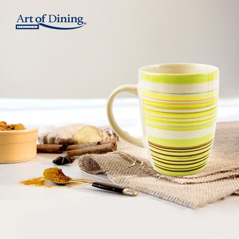 Set 3 cani sara, heinner, 285 ml, 7.6x9.9 cm, ceramica, verde