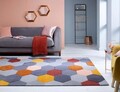 Covor Munro Rust Multi, Flair Rugs, 200x290 cm, lana, multicolor