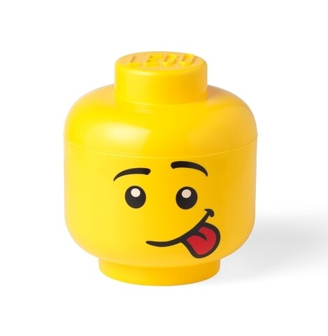Cutie de depozitare Silly L, LEGO, 850 ml, polipropilena, galben