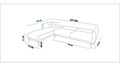 Coltar, Unique Design, 867UNQ1412, Lemn de carpen, Albastru inchis
