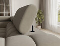 Coltar extensibil stanga 3 locuri ELTAP, LT-18AU, Fectory, 346x205x93 cm, lemn/poliester, bej