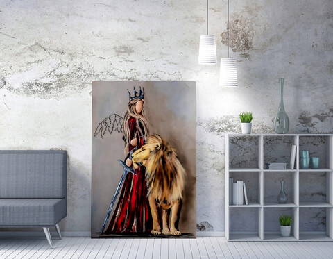 Tablou decorativ, wy174 (70 x 100), 50% bumbac / 50% poliester, canvas imprimat, multicolor