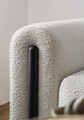 Canapea extensibila 3 locuri, ELTAP, SO-ARC-BL-03JAF, Arcadova, 244x97x97 cm, lemn/poliester, gri/negru