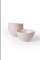 Set boluri, Hermia, 275KRM2684, Dimensiune: 14 cm / 650 cc (4 bucăți), Alb