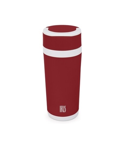 Sticla termos, Iris Barcelona, 400 ml, sticla/polipropilena, rosu