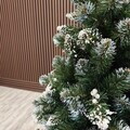 Brad artificial Christmas Deluxe by Sersimo, Crystal nins cu merisoare, 2D, 150cm
