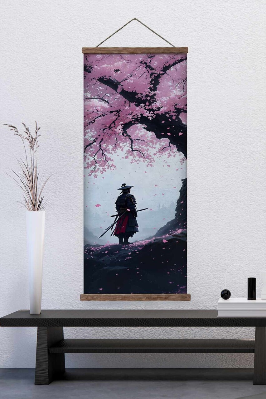 Tablou decorativ ARTJPNPSTRDK13 Lemn masiv Pictura pe canvas Multicolor