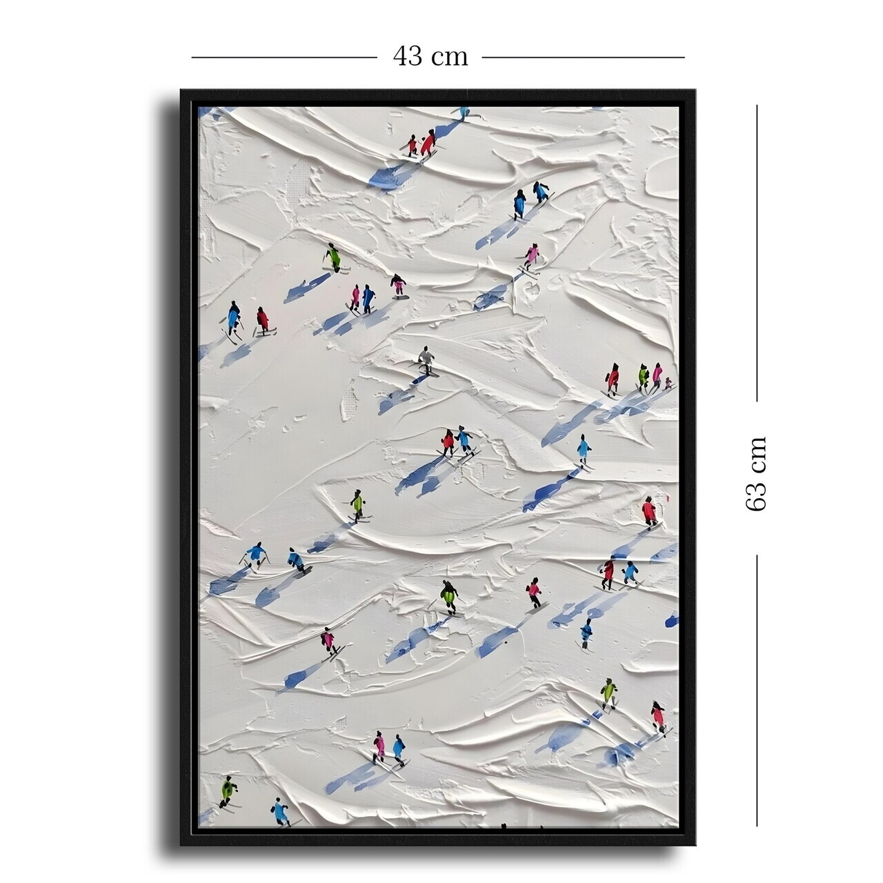 Tablou decorativ, 4363Lcsyh-007, Cadru: PVC (Grosime: 5 cm), Multicolor — imaginea 5