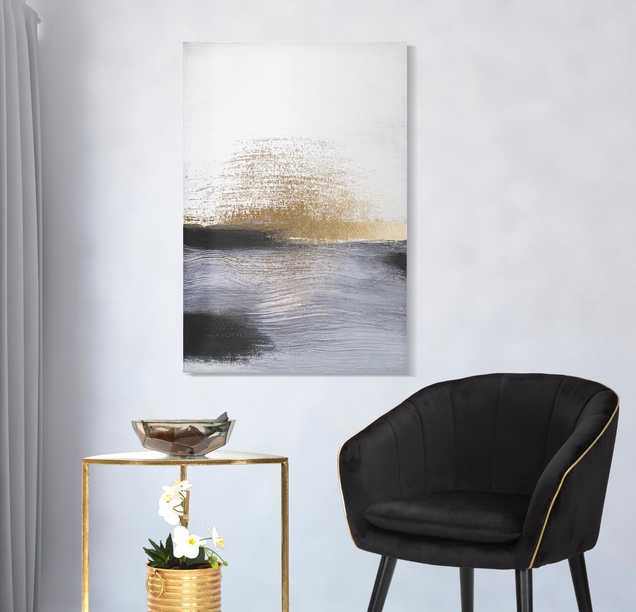 Tablou decorativ Orizont, Mauro Ferretti, 80x120 cm, canvas, multicolor - 1 | YEO