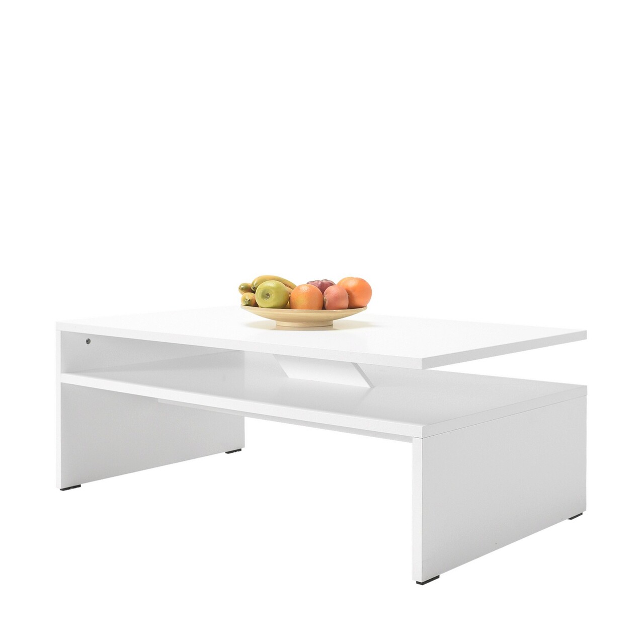 Masuta de cafea, Adore, Shp-645-Dd-1, 110x42x65 cm, PAL, Diamant Alb