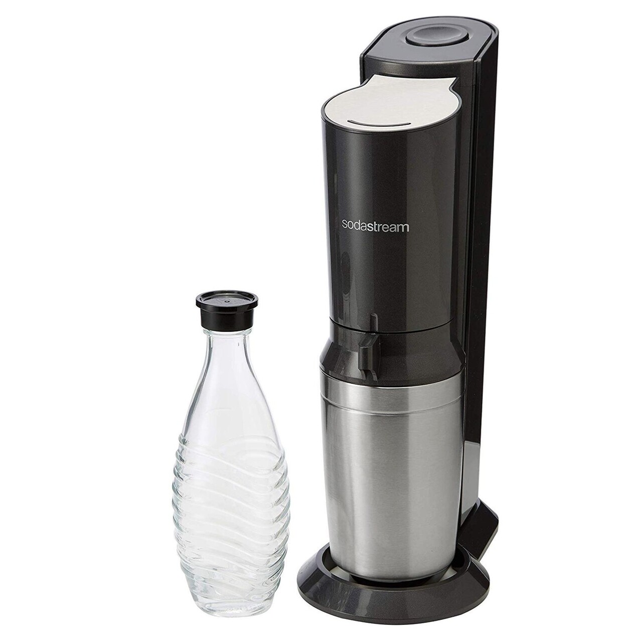 Aparat Carbonatare Crystal, SodaStream, 29.7 X 15.5 X 45 Cm, Metallic Black