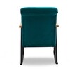 Scaun balansoar Yoka, Futon, 86x60x96 cm, metal, albastru petrol