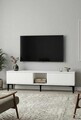 Comoda TV, Hanah Home, Didema 150, 150x40.5x30 cm, Alb