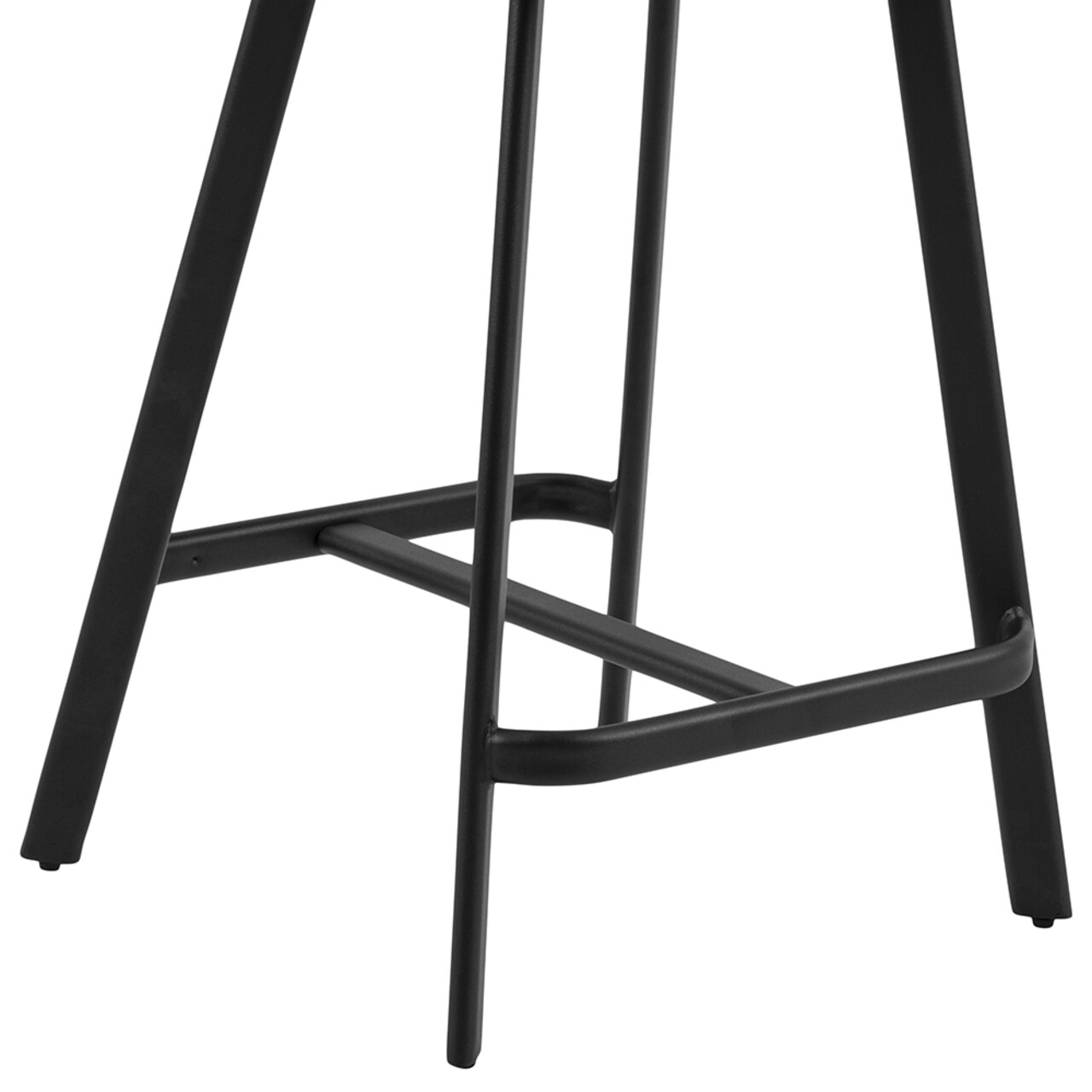 Scaun de bar Oregon, Actona, 43.5x50x91.5 cm, piele ecologica/otel, brandy - view 3