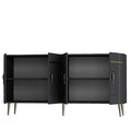 Consola, Olivia, Line KB150, Antracit / Aur