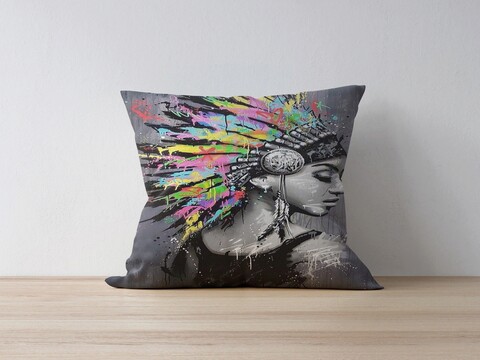Husa de perna, a1178, 43x43 cm, 50% bumbac/50% poliester, multicolor