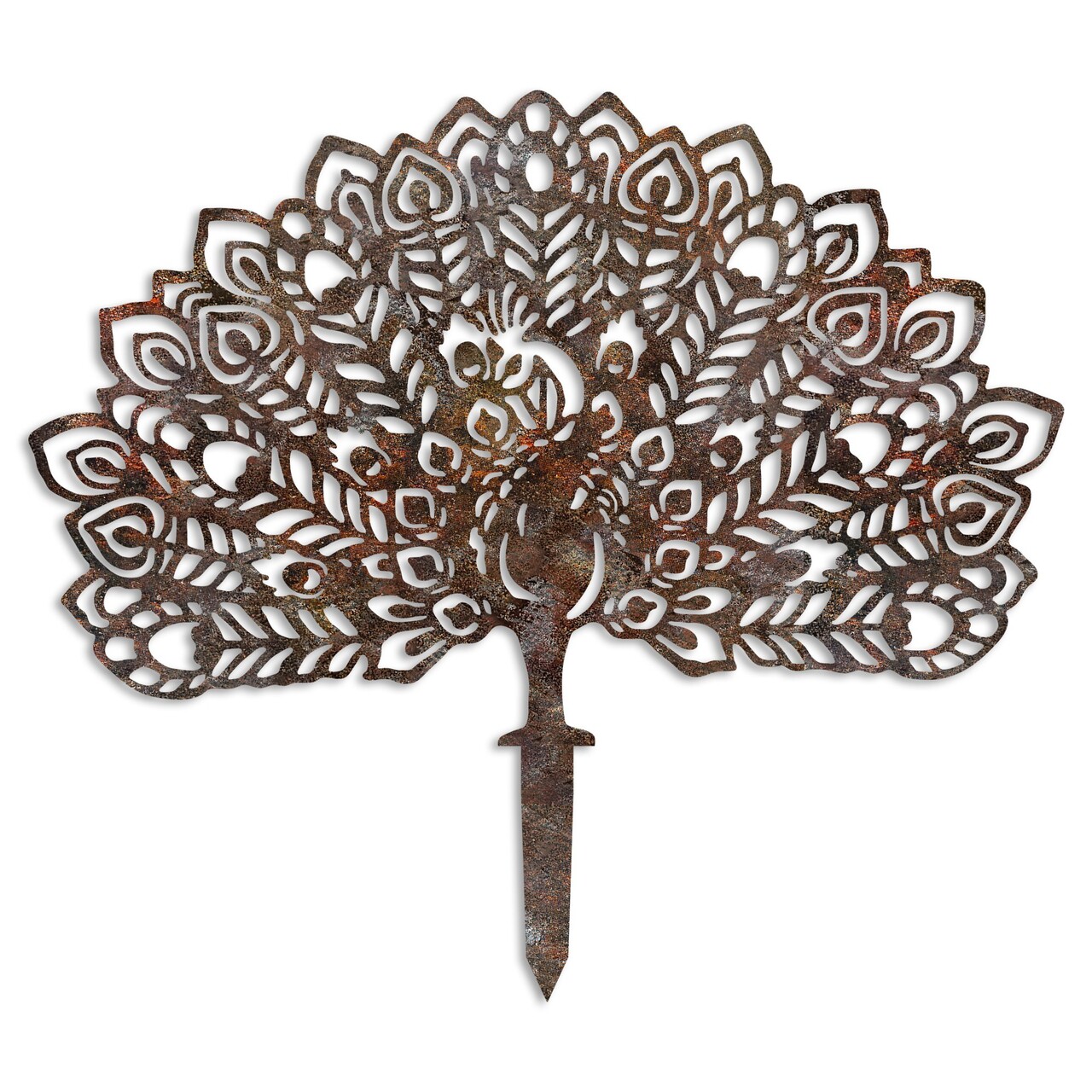 Obiect decorativ de grădină, Peacock -A 01, 53x61 cm, Multicolor - view 4