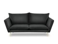 Canapea, Verveine, Mazzini Sofas, 3 locuri, 212x95x96 cm, catifea, gri inchis