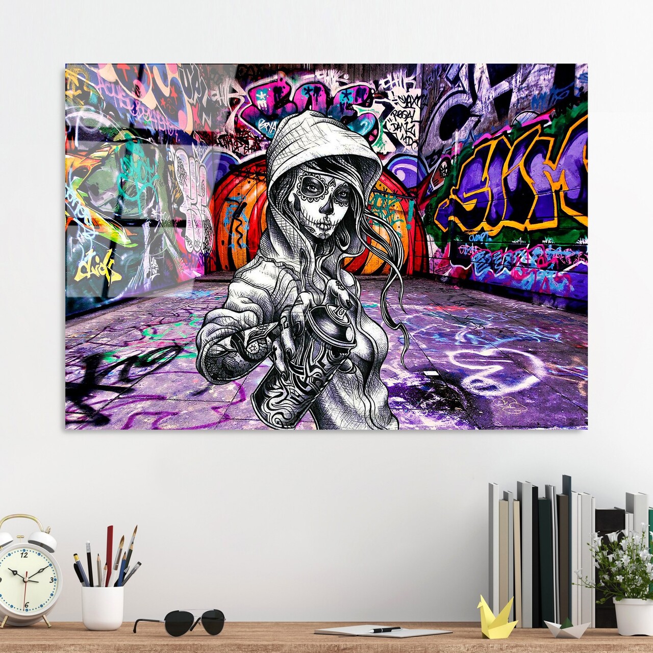 Tablou decorativ, UV-786 70 x 100, 70 x 100 cm, Multicolor