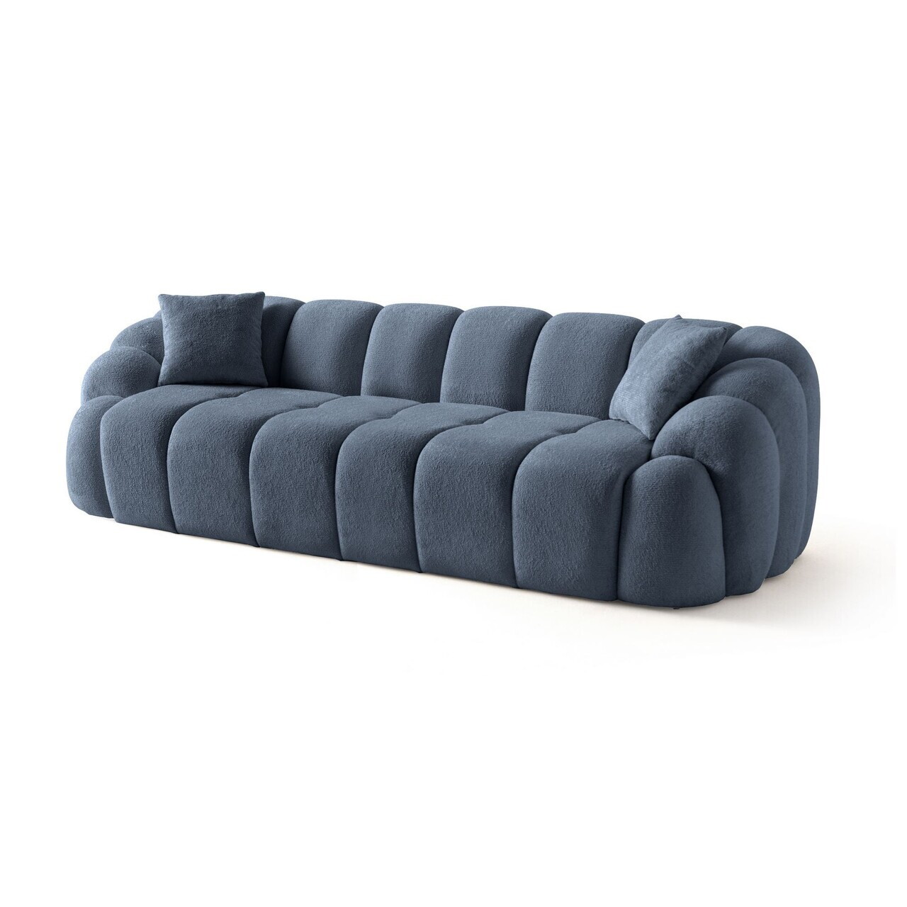Canapea cu 4 locuri, Atelier del Sofa, 752EST2305, Lemn de carpen/PAL melaminat, Albastru navy - view 3