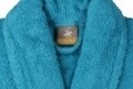 Halat de baie unisex, Beverly Hills Polo Club, 100% bumbac, L/XL, Turquoise