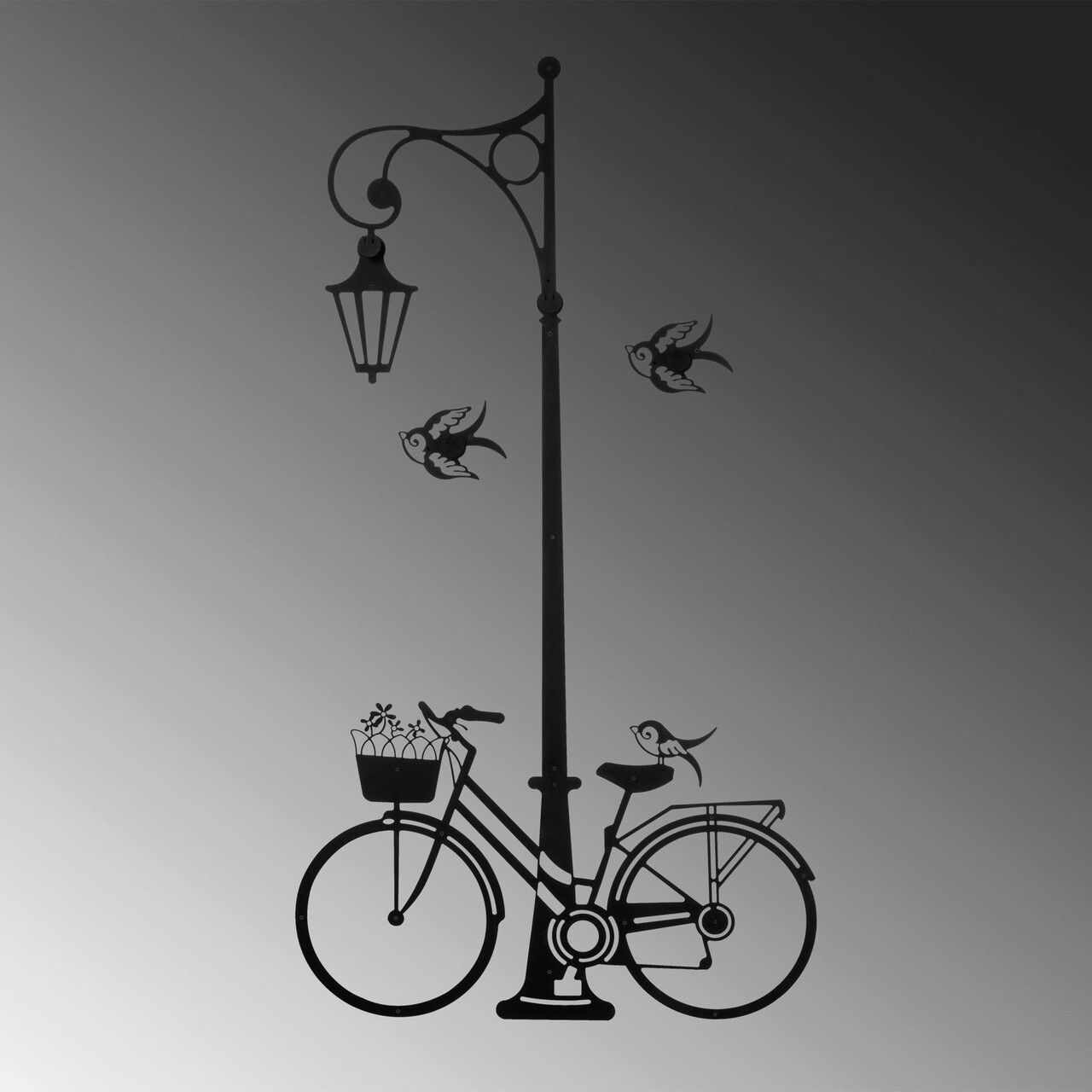 Cuier de perete, Hayat WSH-022, Metal, Dimensiune: 117 x 4 x 211 cm, Negru - 2 | YEO