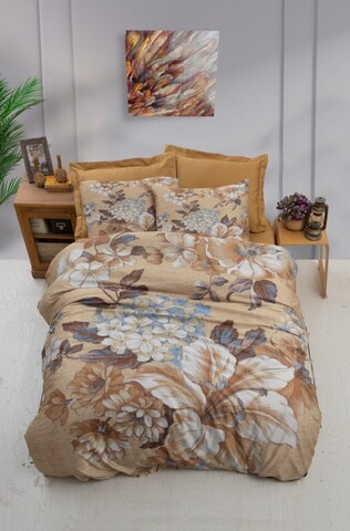 Lenjerie de pat dubla 3 piese, 475, Pearl Home, Poliester Satinat